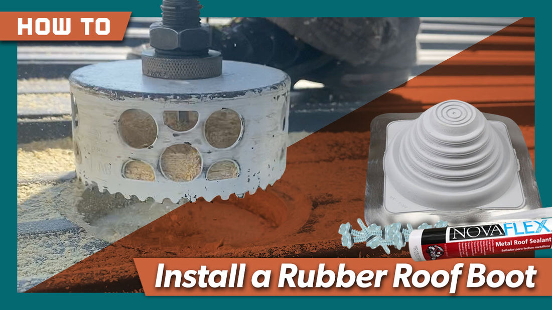 How to Install a Metal Roof Boot