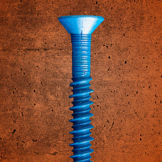Blue Concrete Screws