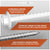 Concrete screws with ultrashield coating and advanced thread-cutting design