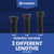 clip head plain plow bolt lengths available