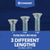 #3 head zinc plow bolt lengths available