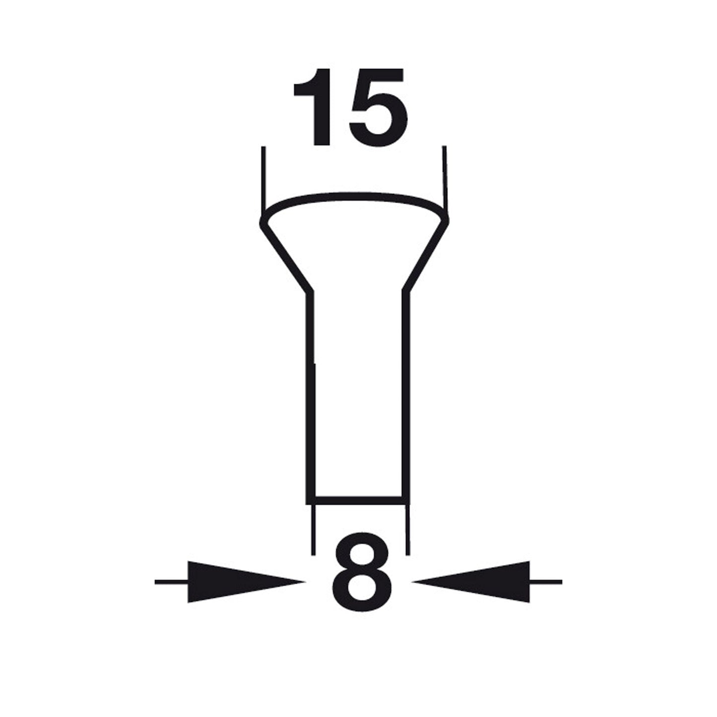 Hafele Metropolitan Cabinet Handle - Illustration
