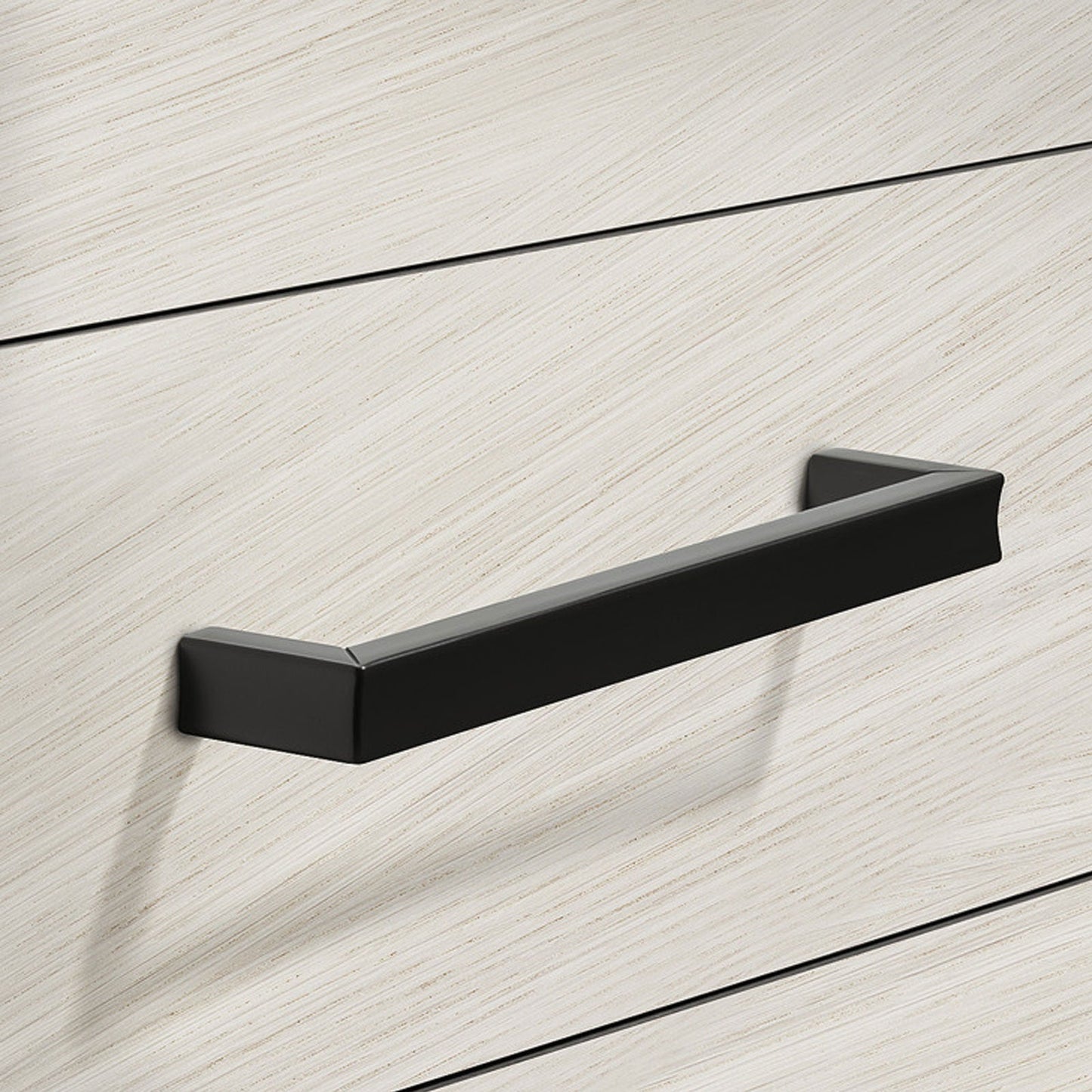 Hafele Bent Cabinet Handle - Matte Black