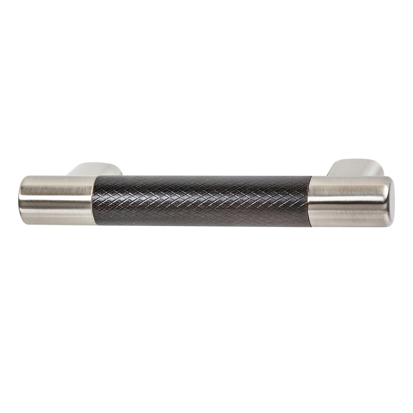 Hafele Amerock Esquire Cabinet Handle - Satin Nickel/Oil-Rubbed Bronze