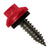 #14 x 1 inch ZXL Tapping Steelbinder Metal Roofing Screw Crimson Pkg 250