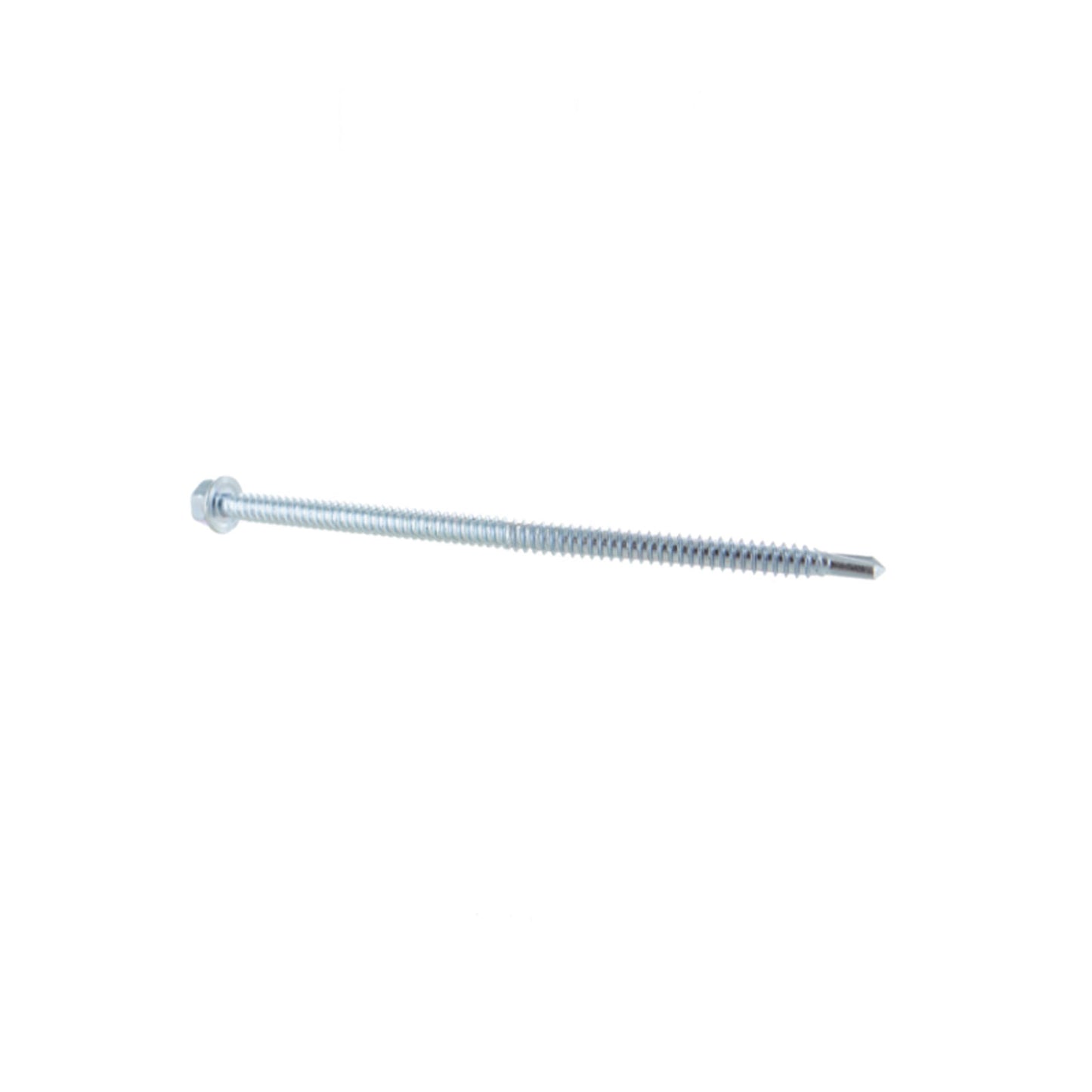 1/4-14 x 4" HWH Steelbinder Self-Drilling Metal Screw - Electro-Galvanized, Pkg 250