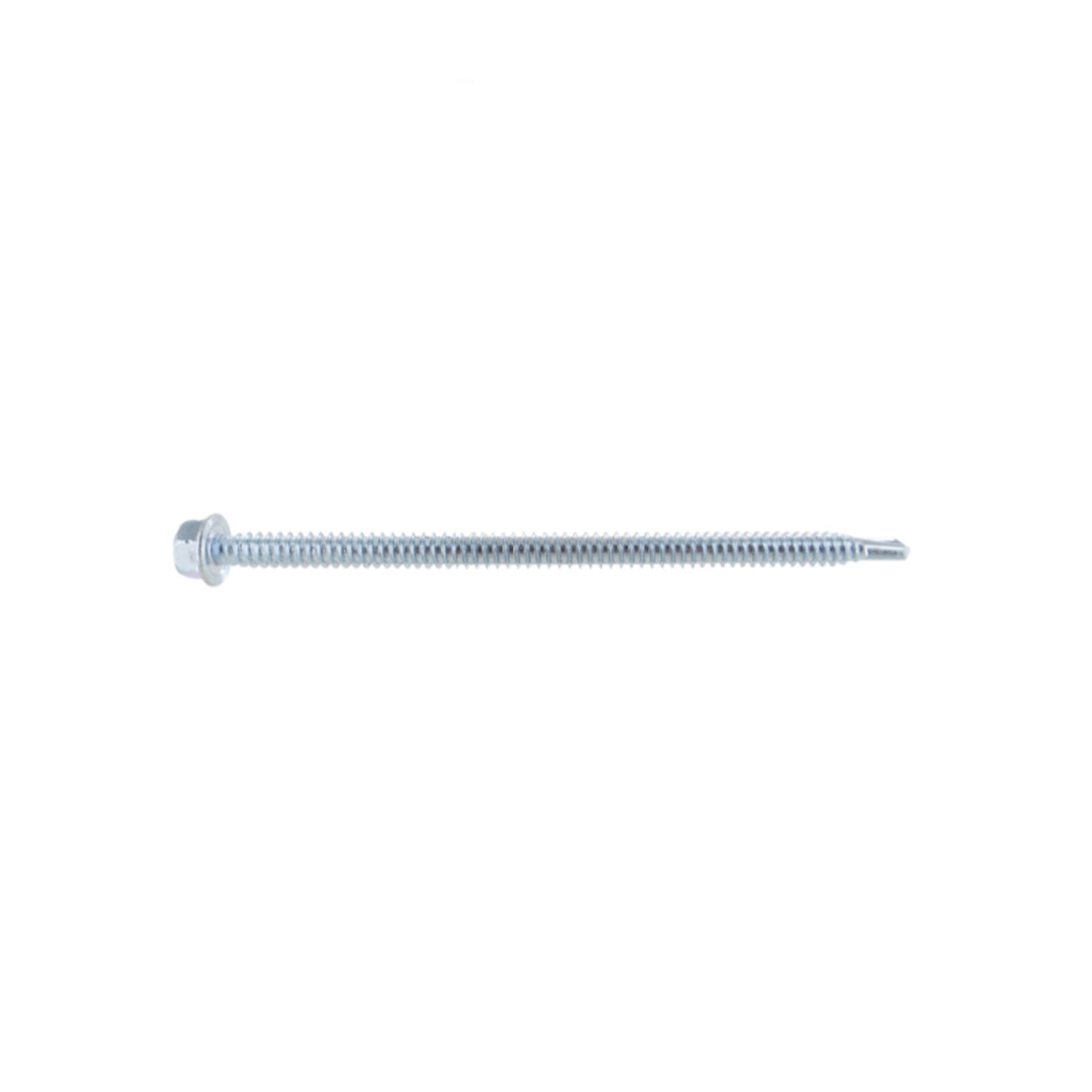 1/4-14 x 4" HWH Steelbinder Self-Drilling Metal Screw - Electro-Galvanized, Pkg 250