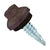 1/4 x 7/8 ZXL Steelbinder Metal Roofing Stitch Screw Koko Brown, Pkg 250