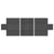 14 Oz. 3 Pc. Lumber Tarp - Ends: 24' X 18' (8' Drop); Mid: 24' X 18' - Black