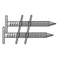 15 Degree Wire Coil Full Round Head Ring-Shank Roofing Nail Illustration