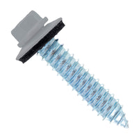 #17 x 1-1/4" Tapping Steelbinder Metal Roofing Screw - Light Gray - Pkg 250