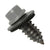 #17 x 34 inch Tapping Steelbinder Metal Roofing Screw Light Gray Pkg 250