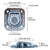 Bolt-On Recessed D-Ring - Galvanized - 5,000 lbs. BS | 4-Pack