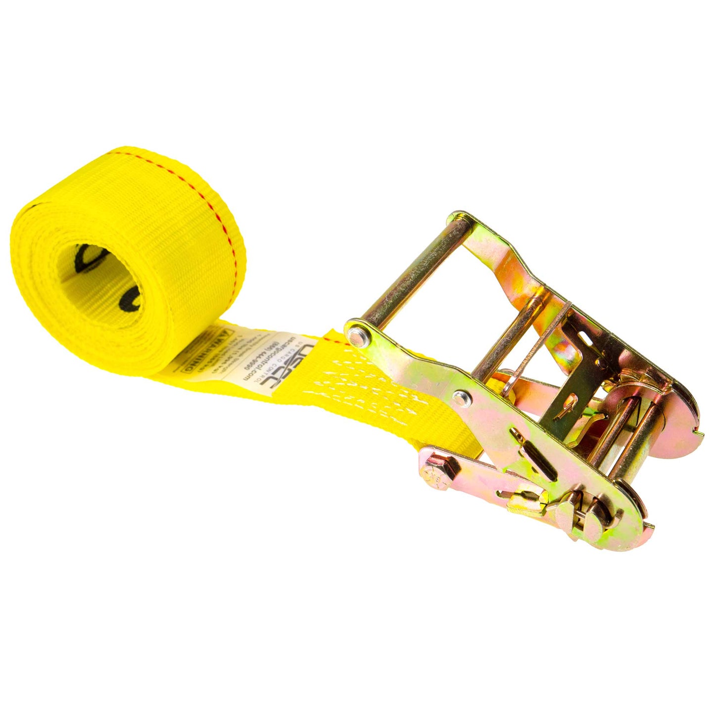 10' endless ratchet strap - 2" yellow endless ratchet strap