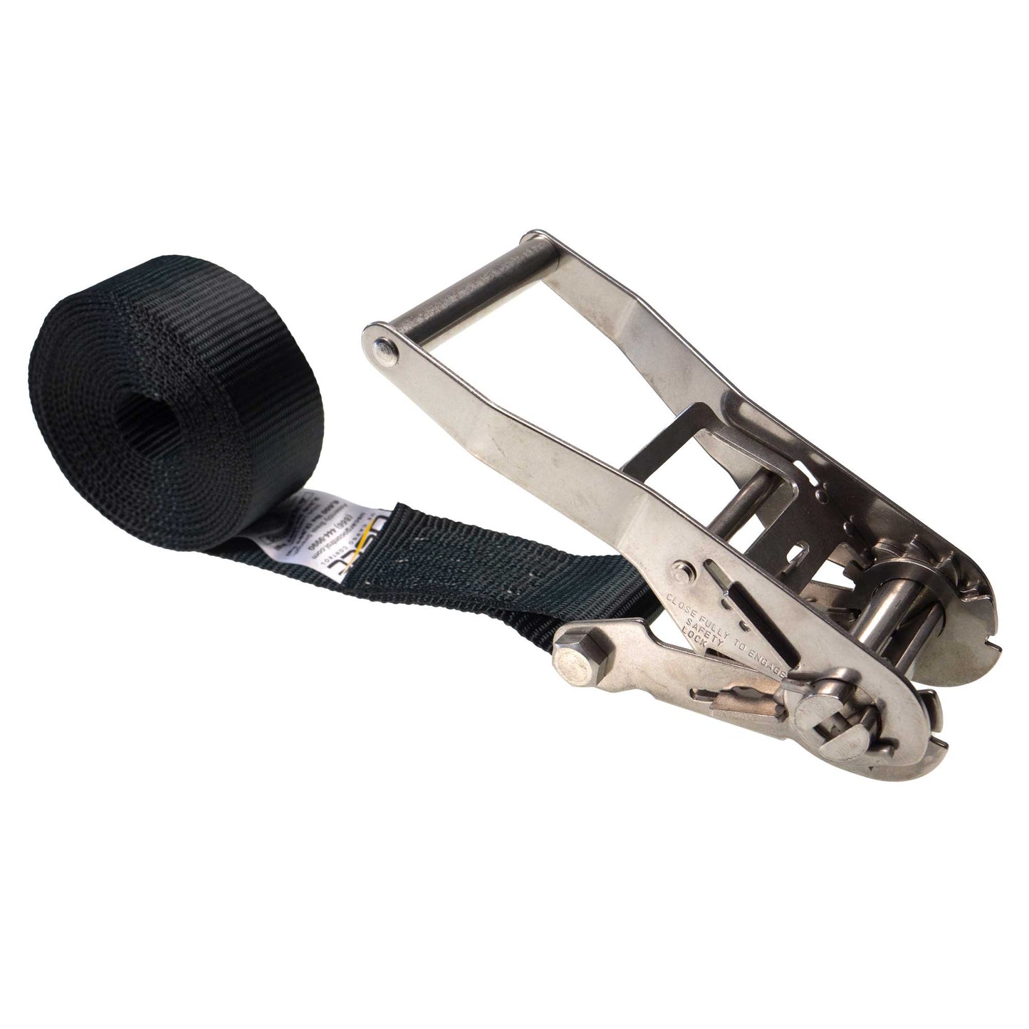 15' endless ratchet strap - 2" stainless steel endless ratchet strap