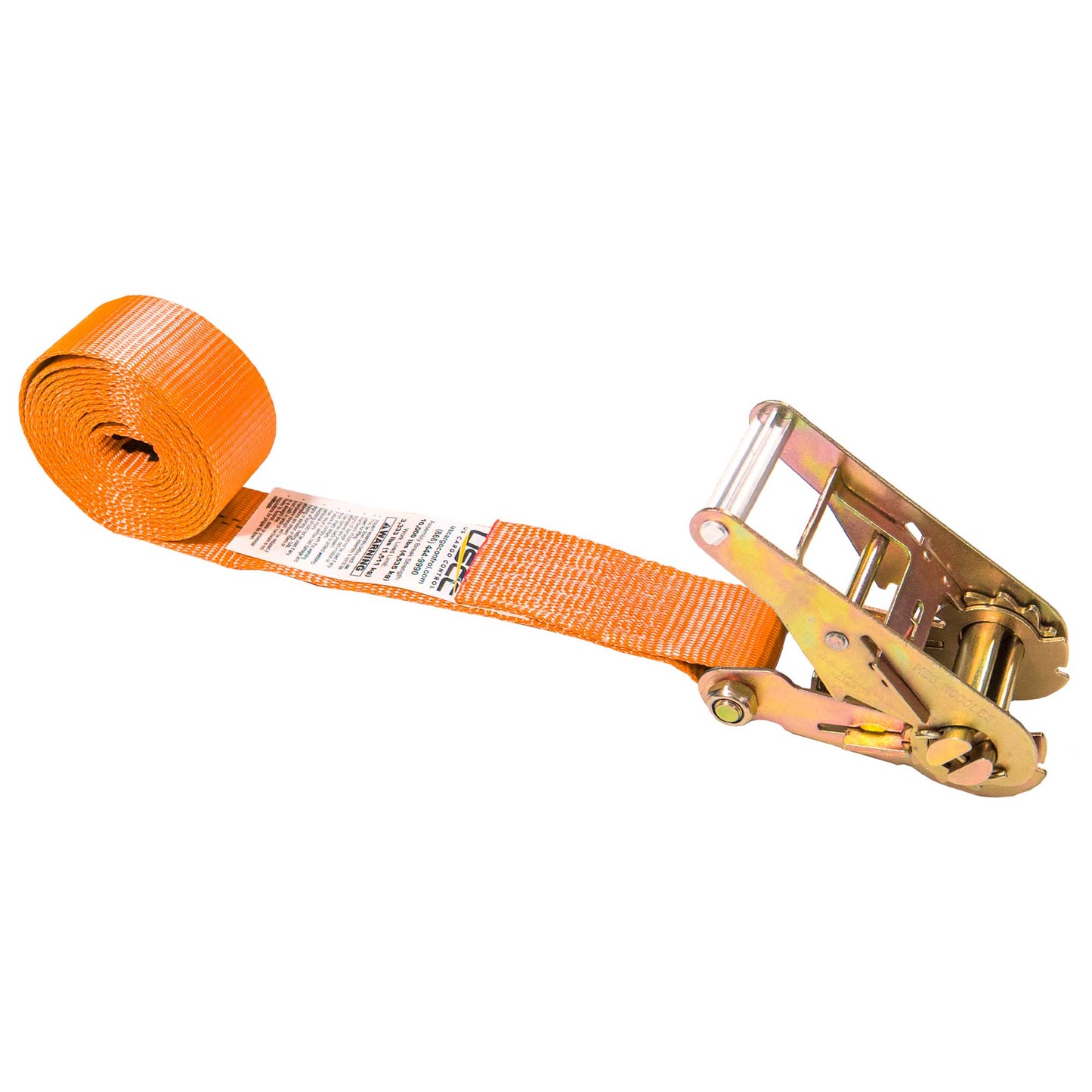 10' endless ratchet strap - 2" orange heavy duty endless ratchet strap