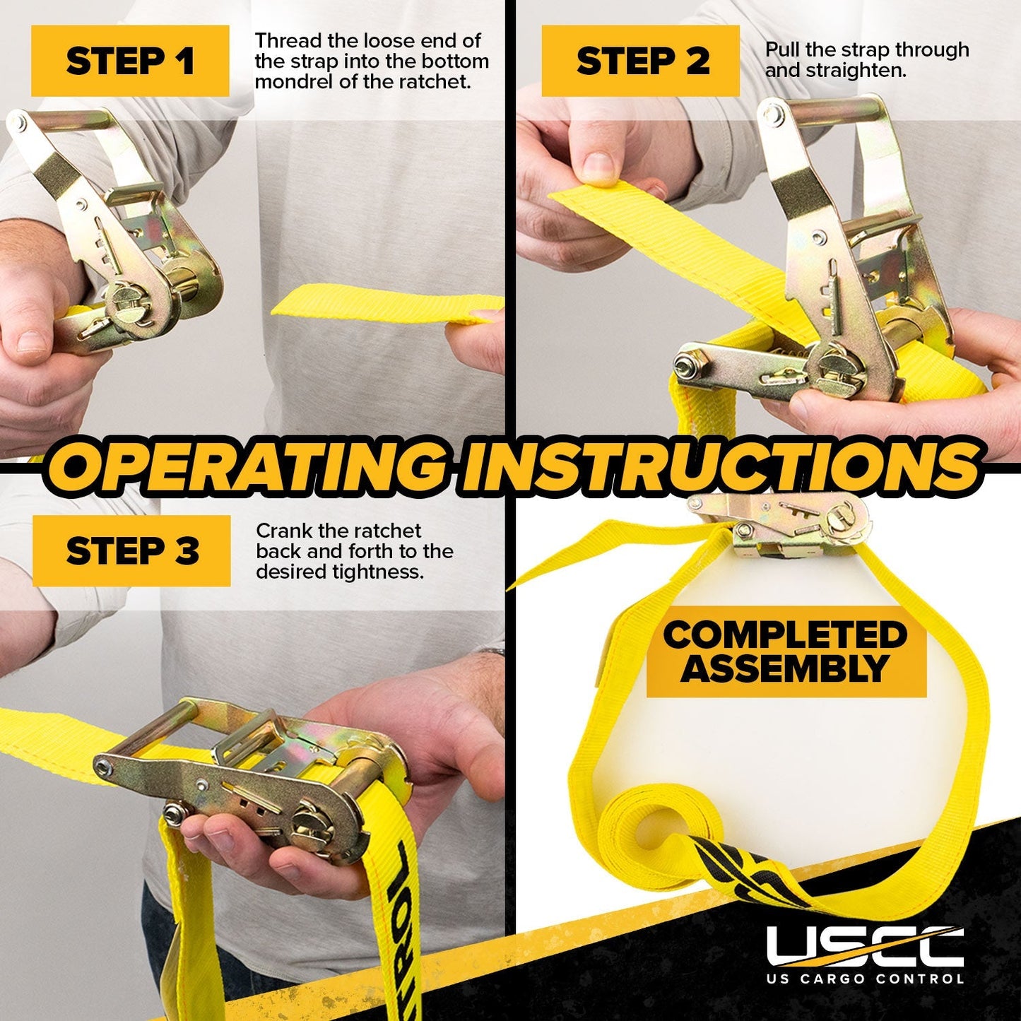 10' endless ratchet strap - how to use and heavy duty endless ratchet strap