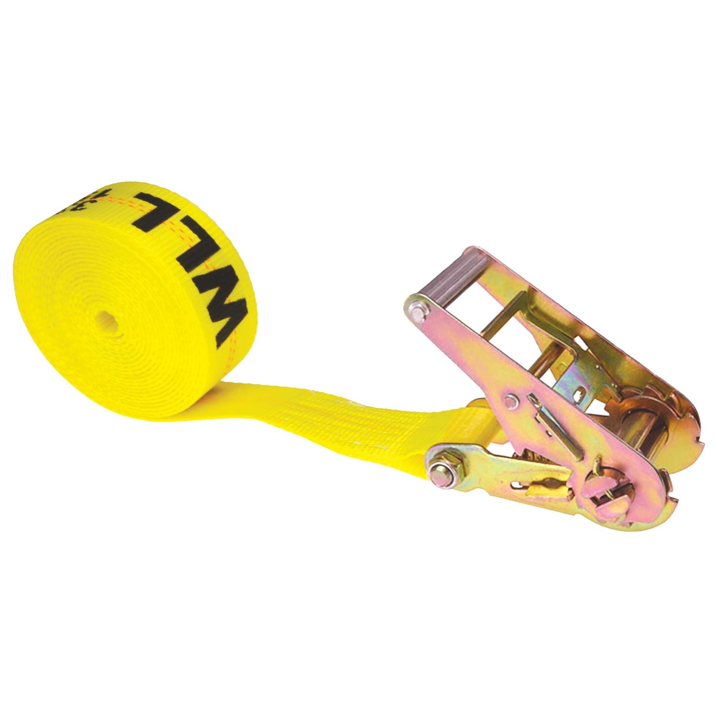 10' endless ratchet strap - 2" yellow heavy duty endless ratchet strap
