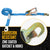27' ratchet strap - zinc coated hardware resists corrosion
