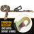 8' ratchet strap - zinc coated hardware resists corrosion