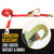 12' ratchet strap - zinc coated hardware resists corrosion