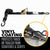 8' ratchet strap - vinyl coated s hooks protects truck from scratches