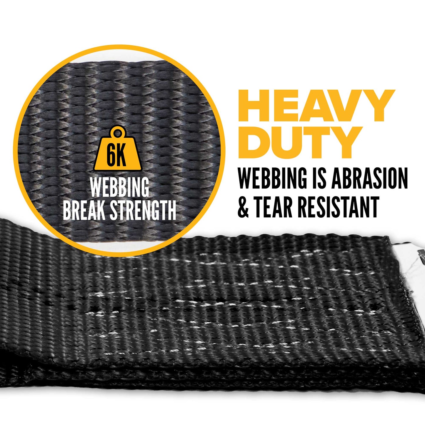 8' ratchet strap - high quality S hook strap webbing