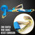 12' ratchet strap - zinc coated wire hooks resist corrosion