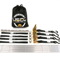 8' Motorcycle L-Track Tie Down System Kit | Aluminum L-Track