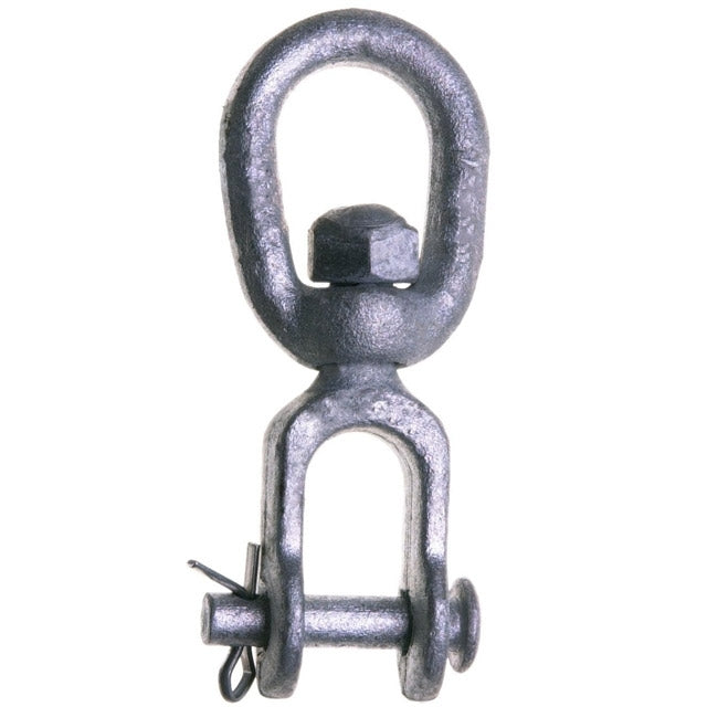 Galvanized Jaw & Eye Swivel - Carbon Steel - 1/2"