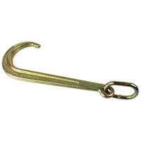 Forged Tow Hook 14" Steel w/ O-Ring | 16,200 lbs. BS