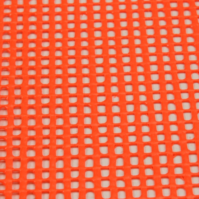 Orange Vinyl Coated Mesh Safety Flag w/32" Dowel: 18" x 18"- DOT Compliant