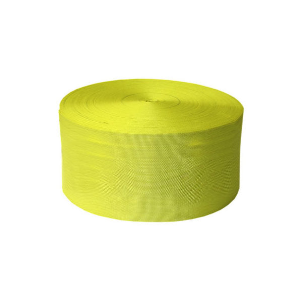 12" x 300' Nylon Webbing - Yellow | 117,600 lbs. BS