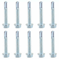 112 inch ETrack Hex Screws w Self Drilling Tip (10 pk) image 1 of 5
