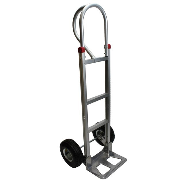 Aluminum Hand Truck w/ Pneumatic Wheels & Loop Handle