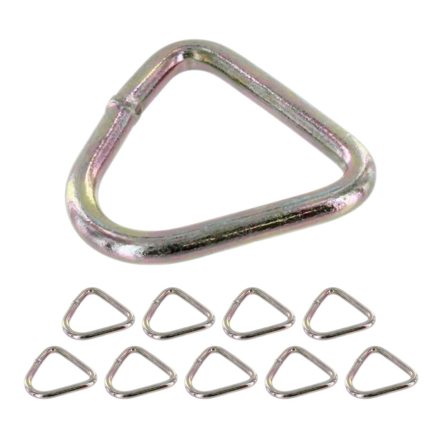 2" Wire D-Ring | 5,000 lbs. BS - 10 Pack