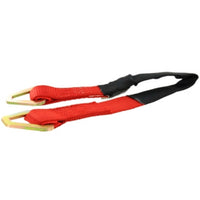 2" x 2' Red Axle Strap w/ 2" Stamped D-Rings