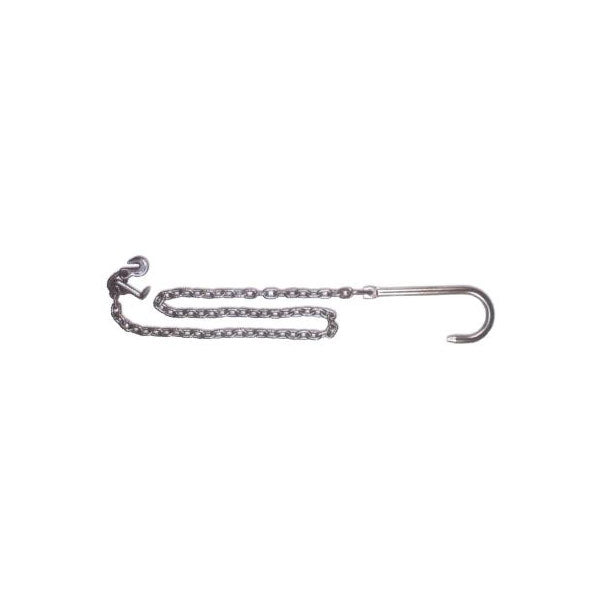 5/16" x 10' Tow Chain with Forged Hook, T Hook & Grab Hook | 11,700 lbs. BS