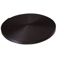 1" x 300' 4.5K Polyester Cargo Webbing - Black