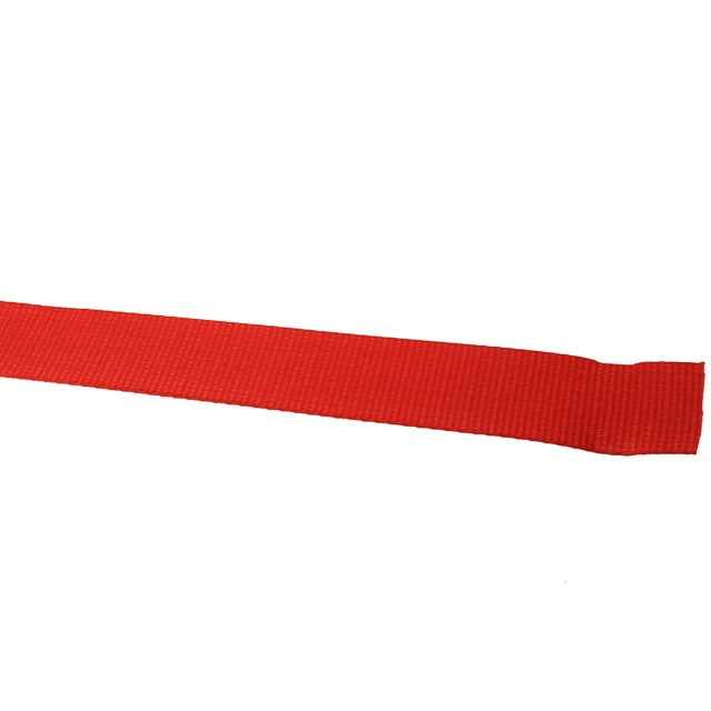 2" x 300' 6K Polyester Cargo Webbing - Red