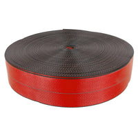 4" x 300' 20K Polyester Cargo Webbing - Red