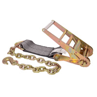 BlackLine 4" x 3.75' Replacement Ratchet Strap Fixed End - Ratchet / Chain Extension
