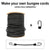 3/8''-9mm Black Polyester Shock Cord 100 ft