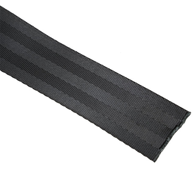 1-15/16" x 300' 6K Black 5 Panel Polyester Seat Belt Style Webbing