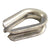 Wire Rope Thimbles Heavy Duty Galvanized 34 inch