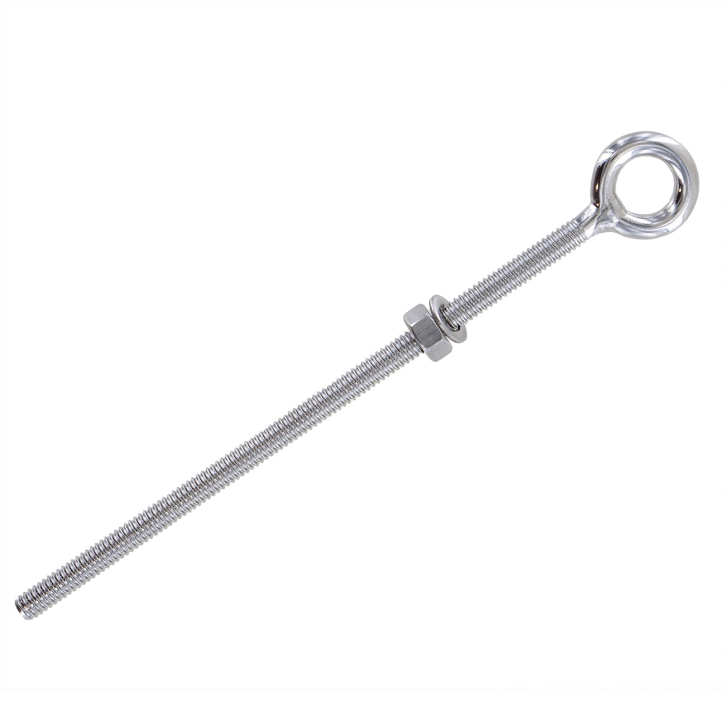 1/2" x 6" Welded Stainless Steel Eye Bolt T316