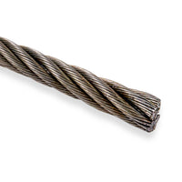 1" 6x19 Bright Wire Rope - EIPS IWRC | Linear Foot