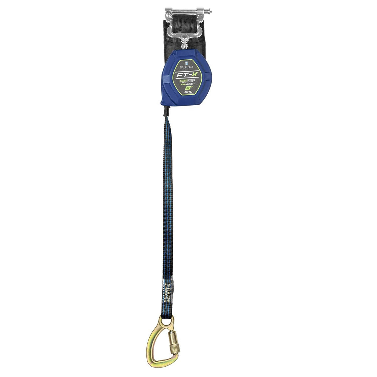 FallTech 8' EdgeCore FT-X Tie-Back LE Self-Retracting Lifeline | Single-Leg | Carabiner | 84108SP8
