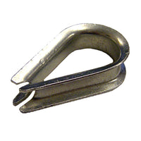 3/32" - 1/8" Wire Rope Thimble | Zinc-Plated - Standard Duty