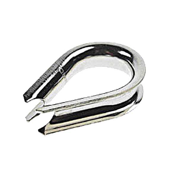 1/2" Light Duty Stainless Steel Thimbles | Type 316
